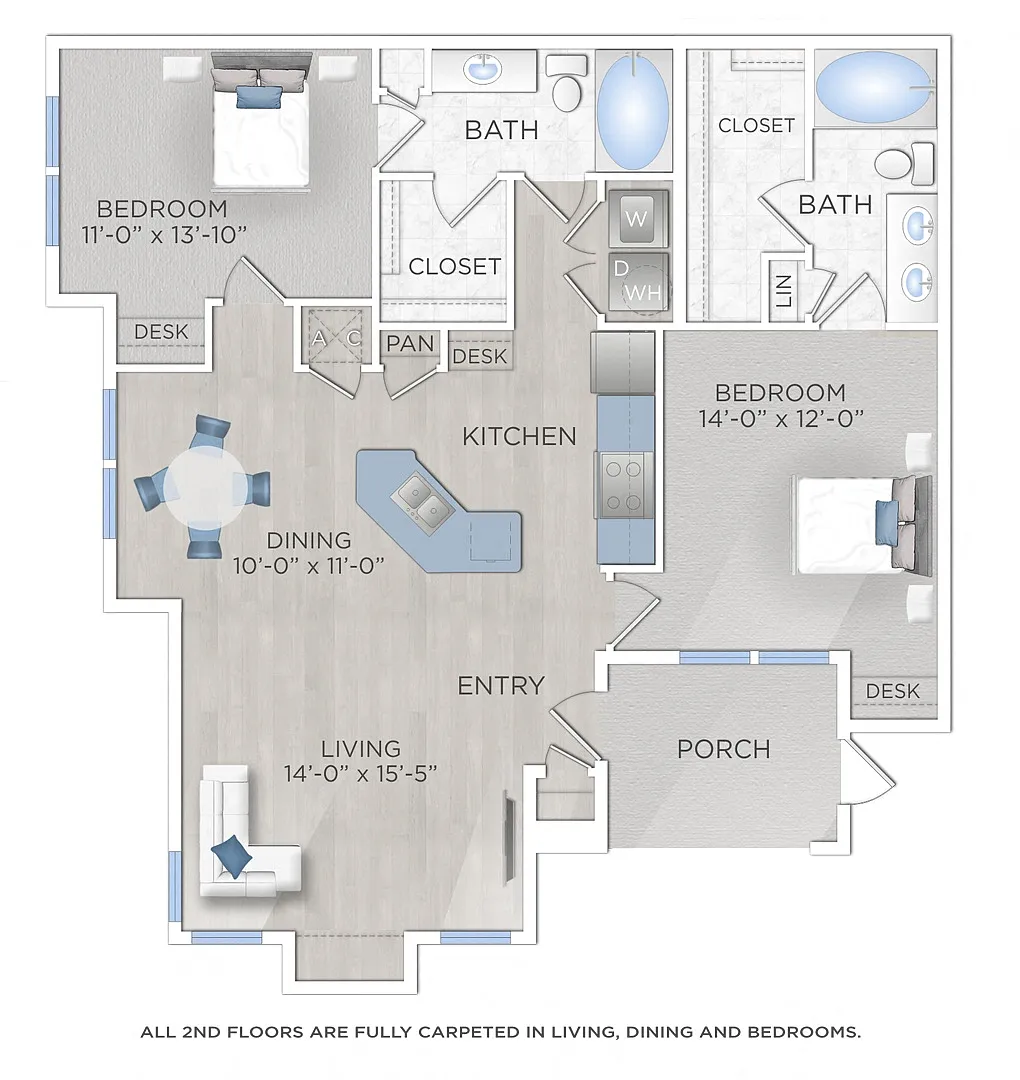 Floor plan Magnolia (B2)