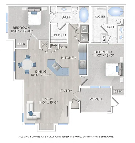 Floor plan Magnolia (B2)