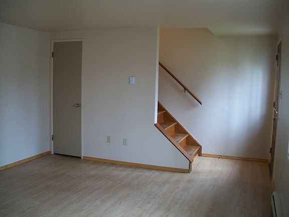 Laminate and ceramic flooring.