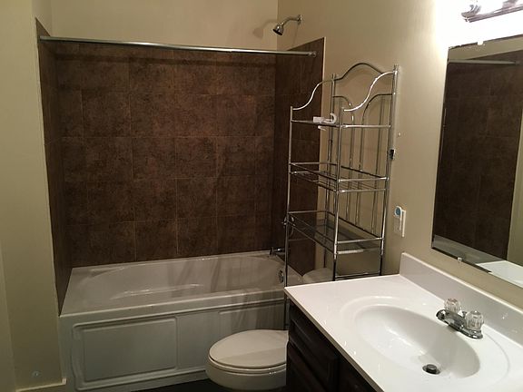 Upgraded bathroom in front 2BR apartment (Apts 1 & 2)