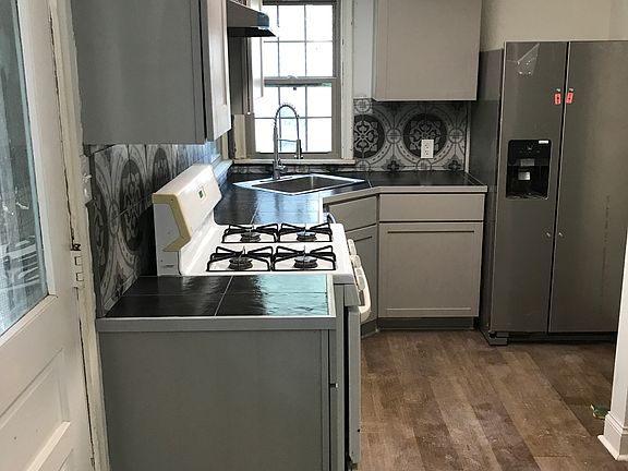 Kitchen with New Refrigerator and New cabinets