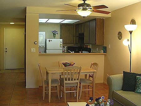 Kitchen Opens to Dining Area