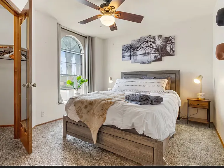 Third Bedroom Queen Bed Walk in closet