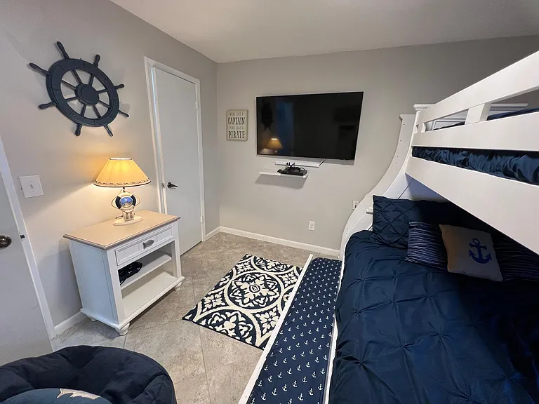 Ship Bedroom with UHD Smart TV and DVD