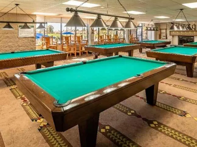 Billiards room in the Club House
