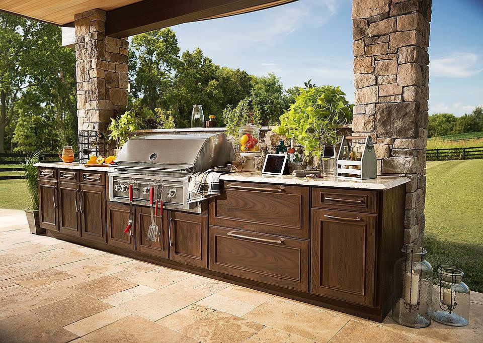 BBQ Area At Patio