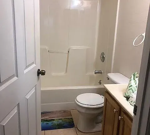 2nd Bathroom with tub and shower