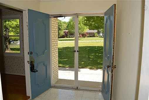 Double front door