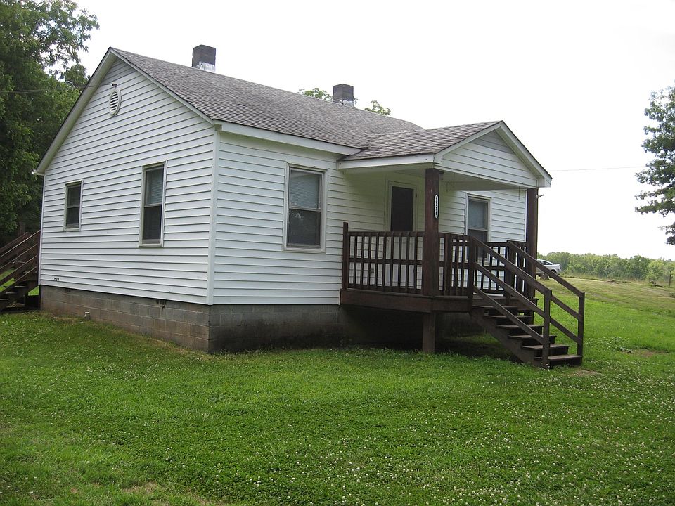 Front view with porch