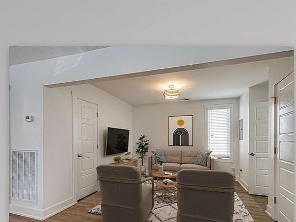 Virtually stage living room