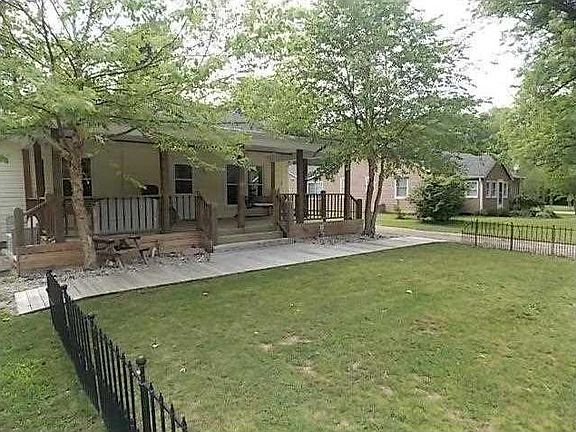 Exterior Front. Exterior view of home showing large covered front porch for your enjoyment.