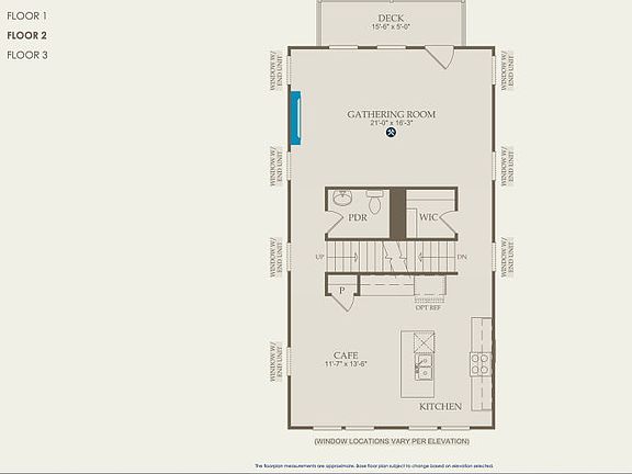 Newnan Floor Plan, Quick Move-In Home, Floor 2
