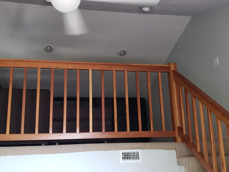 view of the loft from the 3rd bedroom