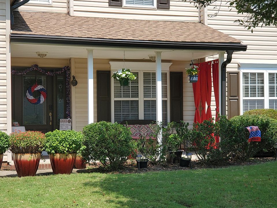 Inviting summertime southern porch