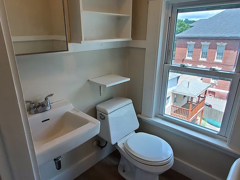 Bathroom with natural sunlight