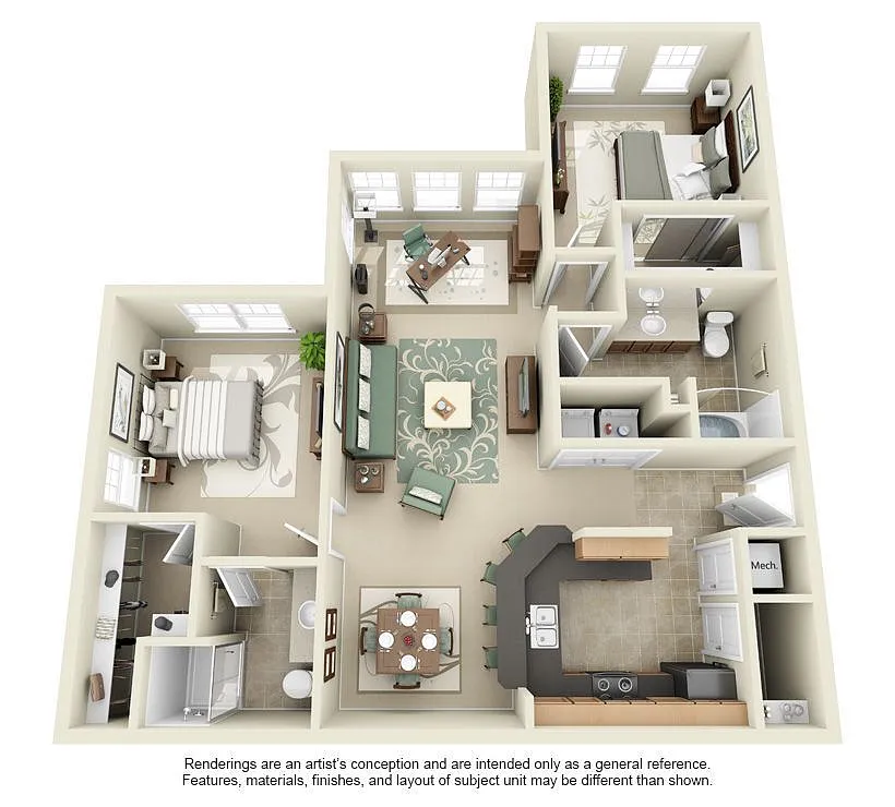 Floor plan Bordeaux