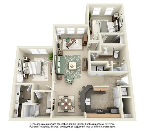Floor plan Bordeaux