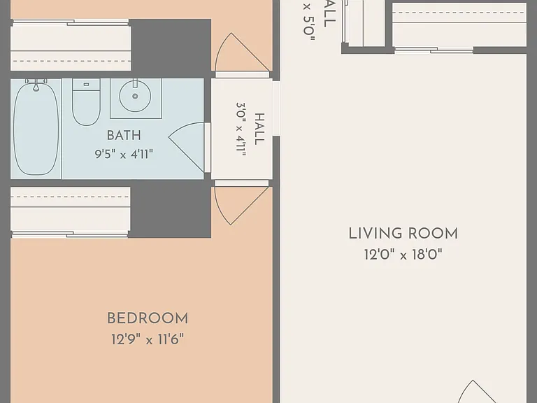 2-Bedroom Floor Plan