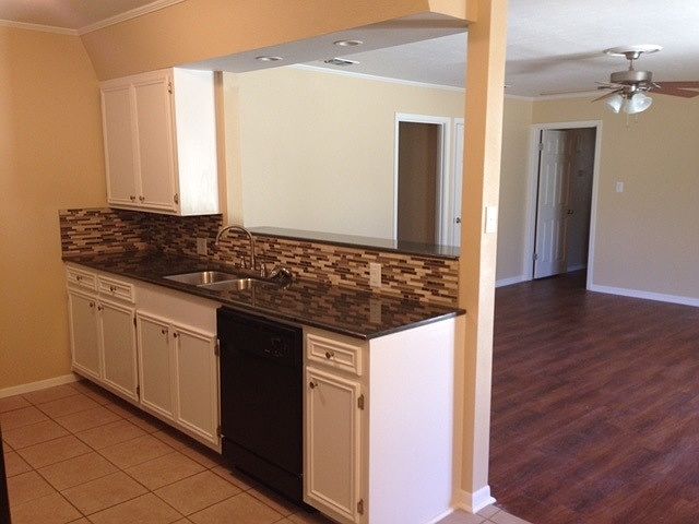 Granite Counters and Custom Backsplash