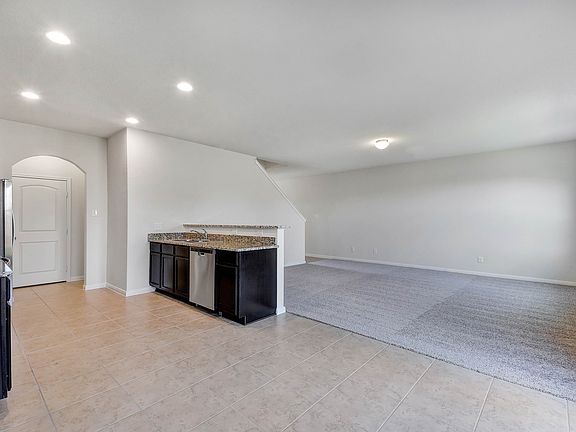 Dining Area opens up to Family Room