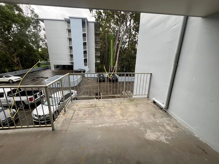 Two parking stalls visible from the lanai