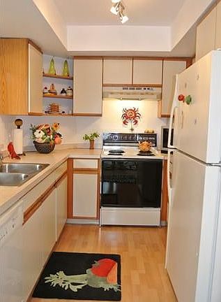 Kitchen with track lighting