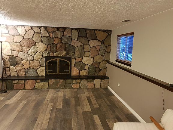 Lower Level Family room with Fire Place