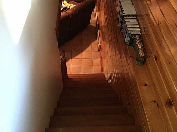 Stairs to finished basement 