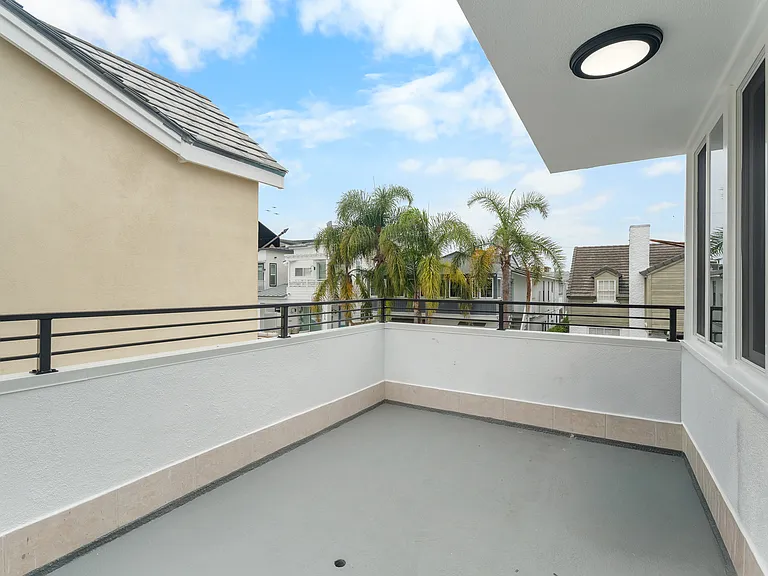 Spacious balcony