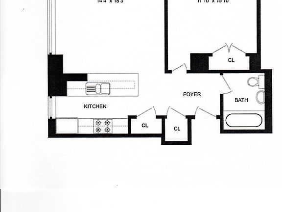 2nd image of 350 W 42nd St APT 35E