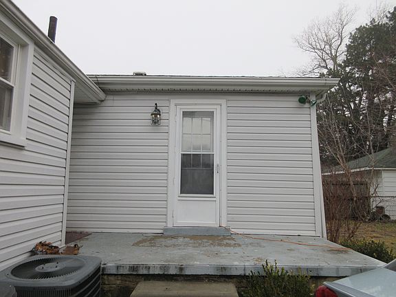 Back door and patio