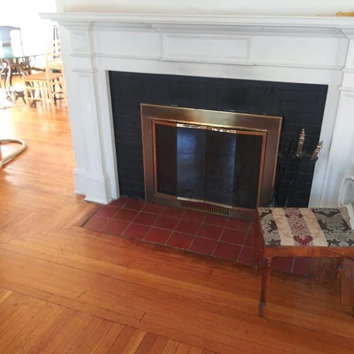 working fireplace