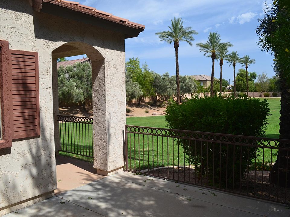 front patio with open space next door
