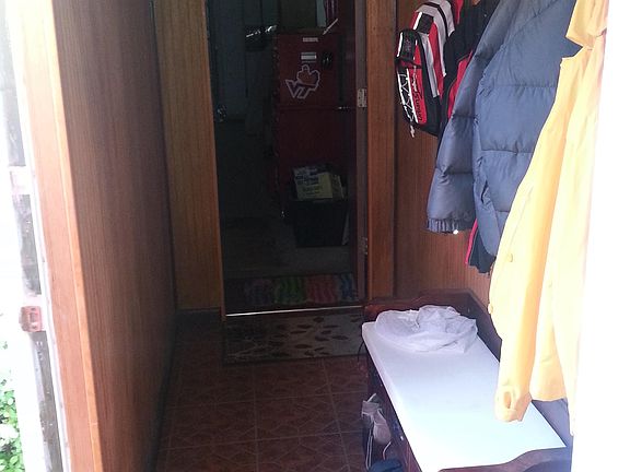 Enclosed hall to garage