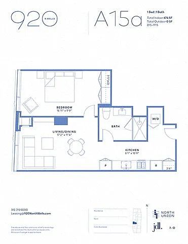 Floor plan A15A
