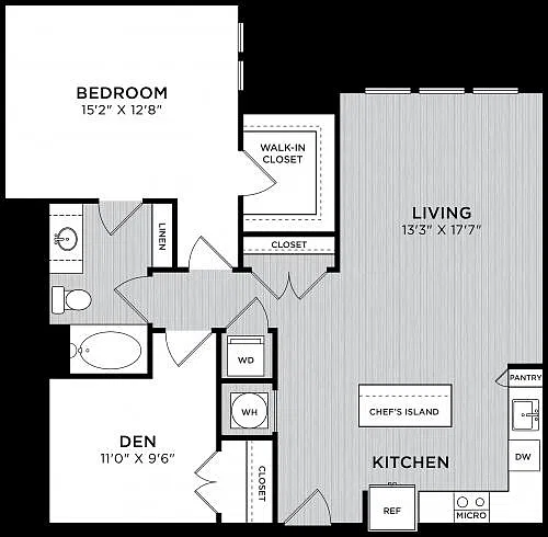 Floor plan Two Bedroom