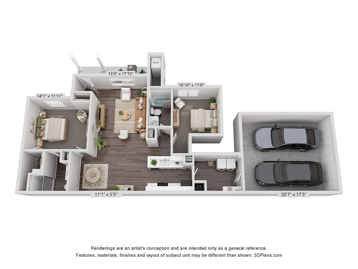 Floor plan B1
