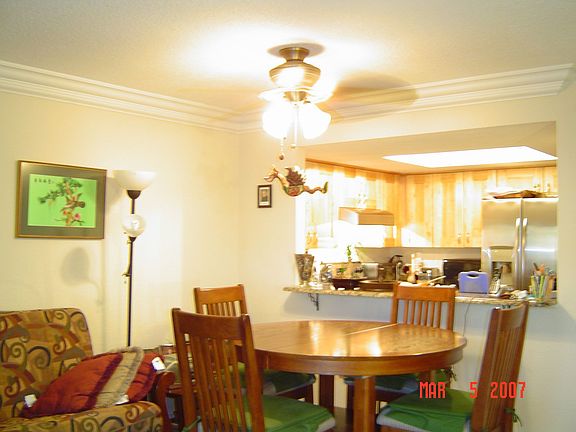 Overlooking the kitchen