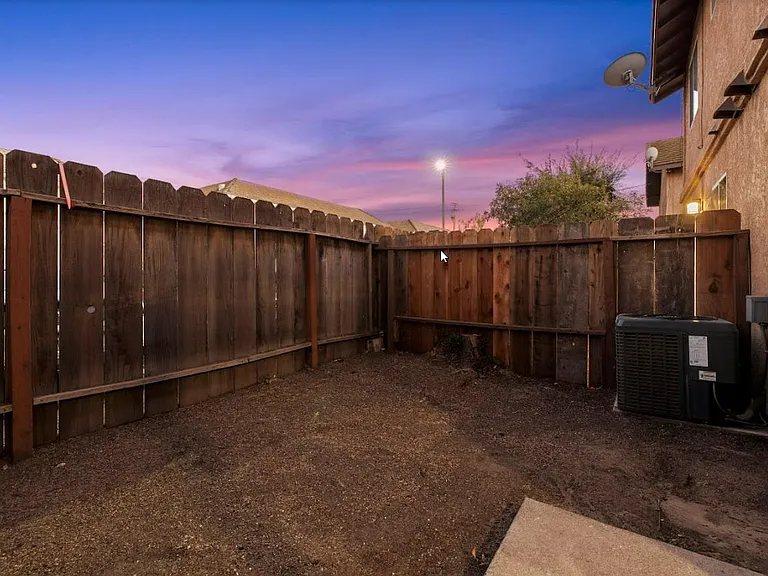 private back yard