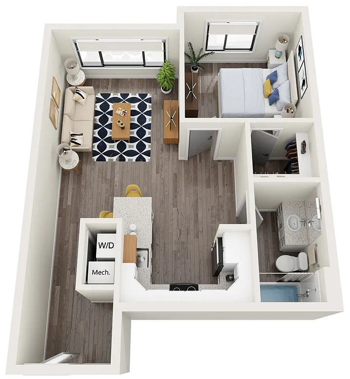 Floor plan Northeast Flat