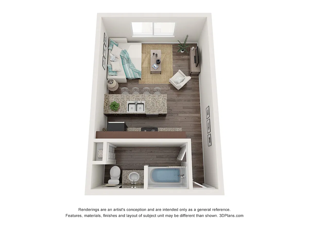 Floor plan po0x1br
