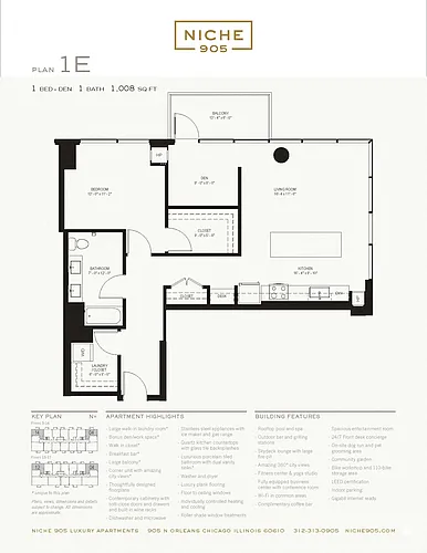 Floor plan 1E