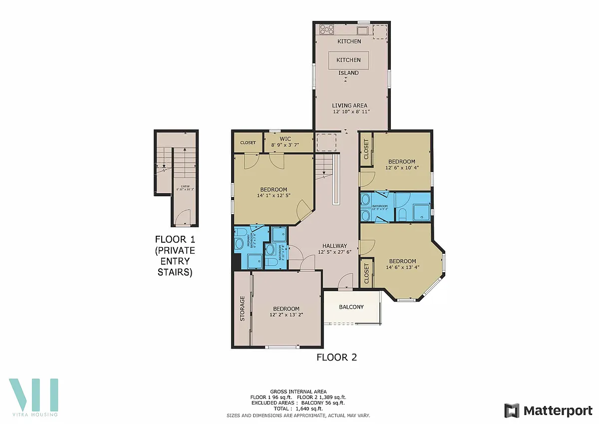 Floor plan 1032 and a Half