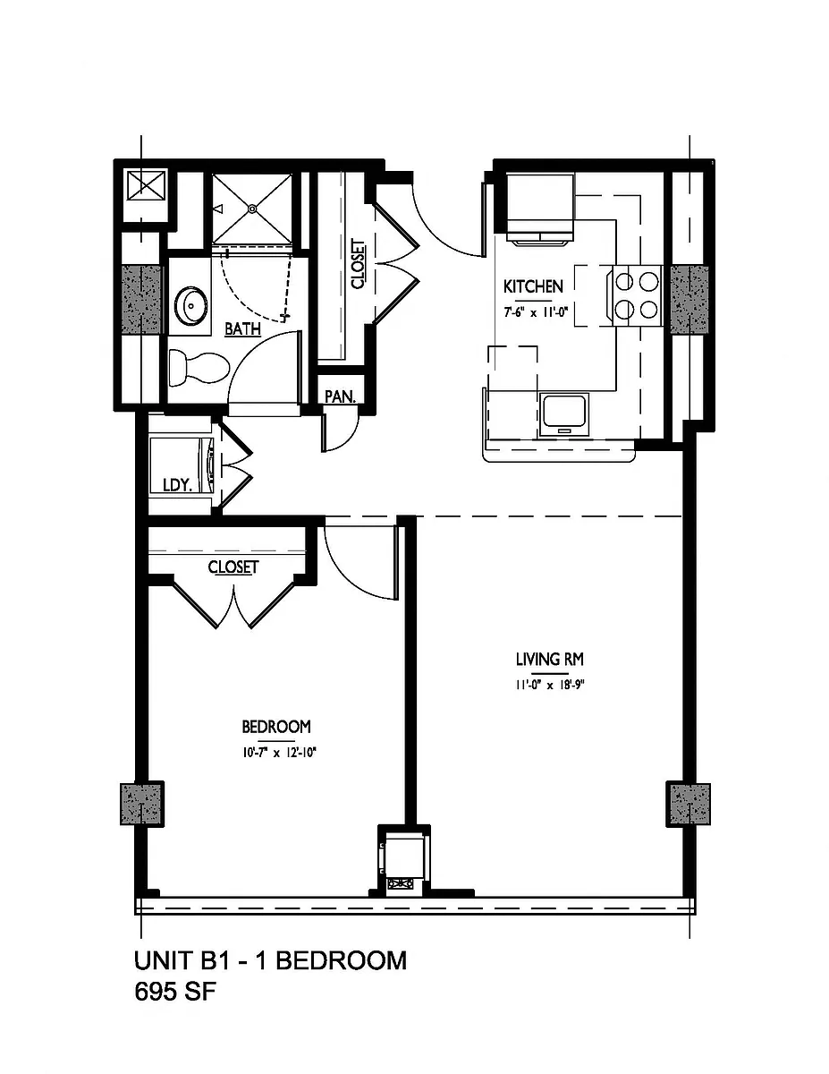 Floor plan B1