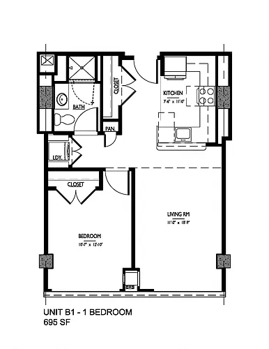 Floor plan B1