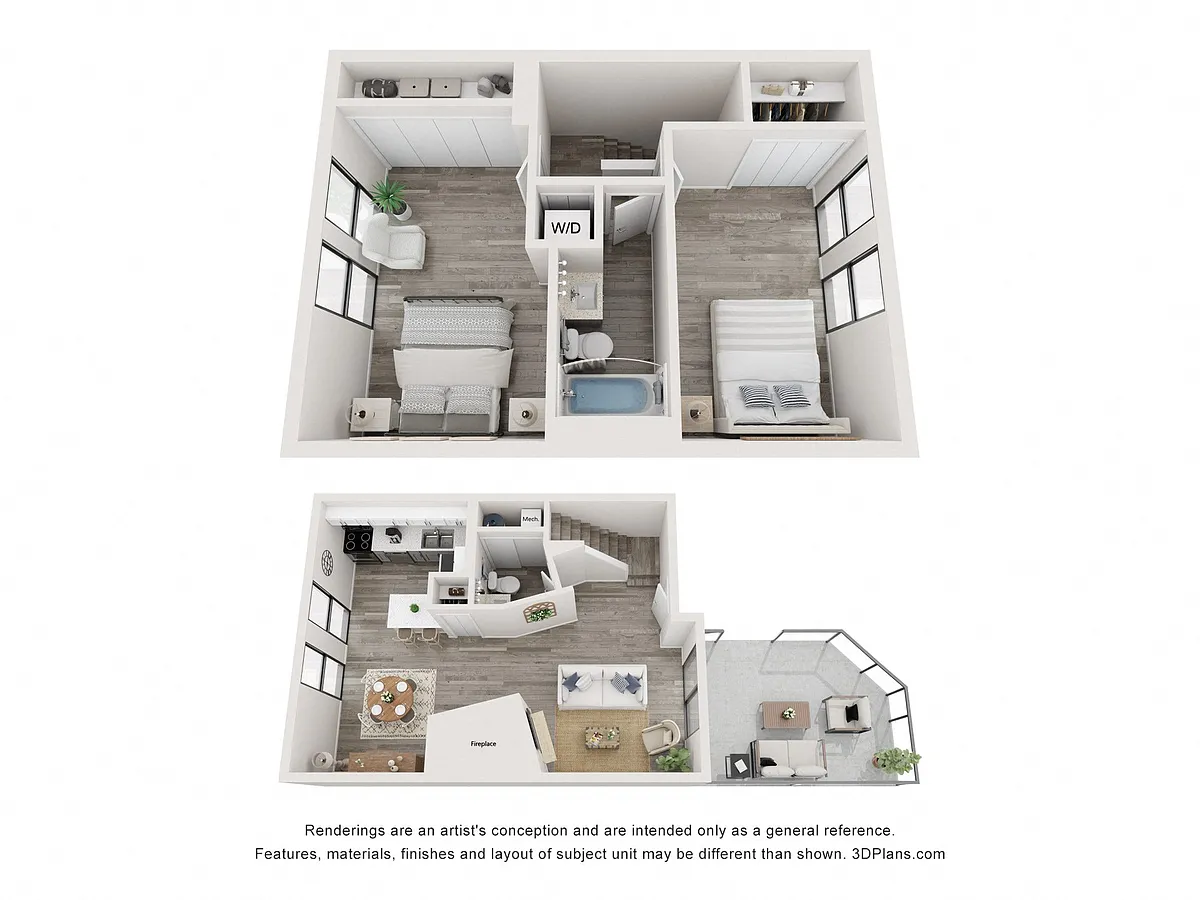 Floor plan Oak Townhome