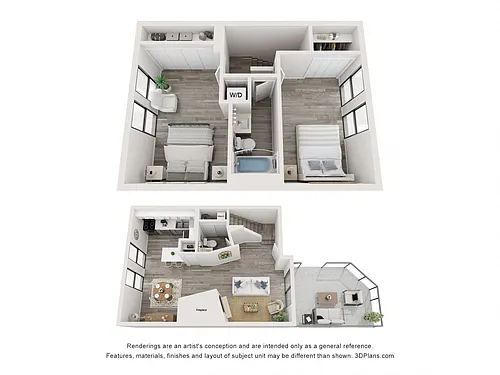 Floor plan Oak Townhome