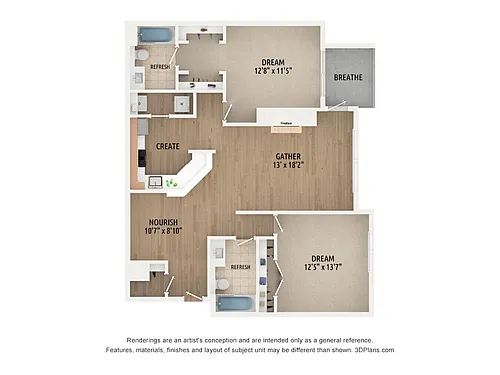 Floor plan B1