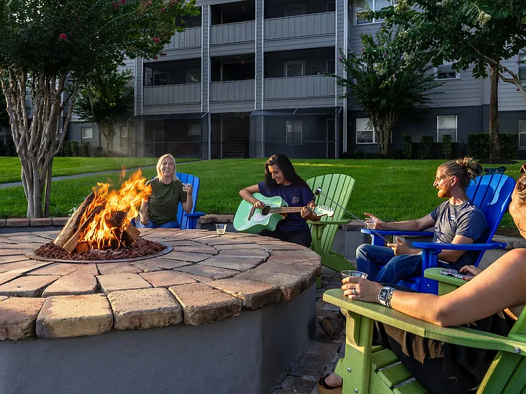 Warm up by the community fire pit and create cherished memories with friends and neighbors.