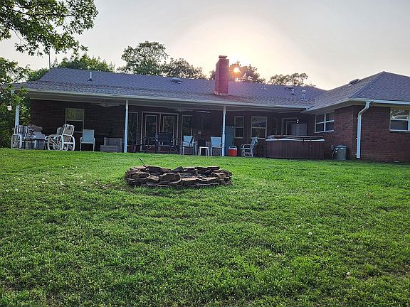 back view from lake